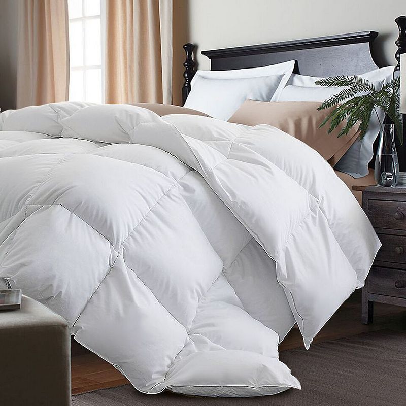 Royal Majesty White Goose Feather & Down Comforter, Twin