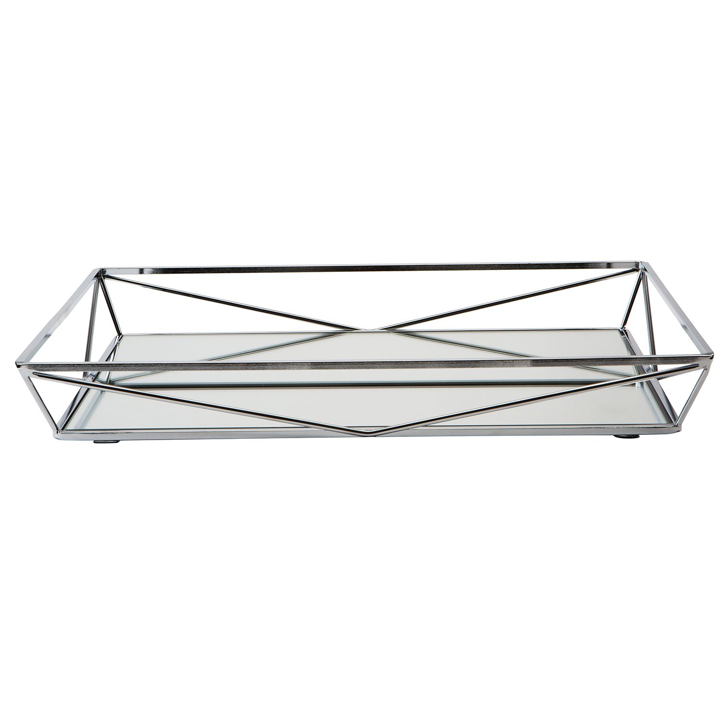 Image for Home Details Geometric Mirrored Vanity Tray at Kohl's.