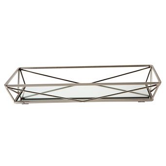 Home Details Geometric Mirrored Vanity Tray