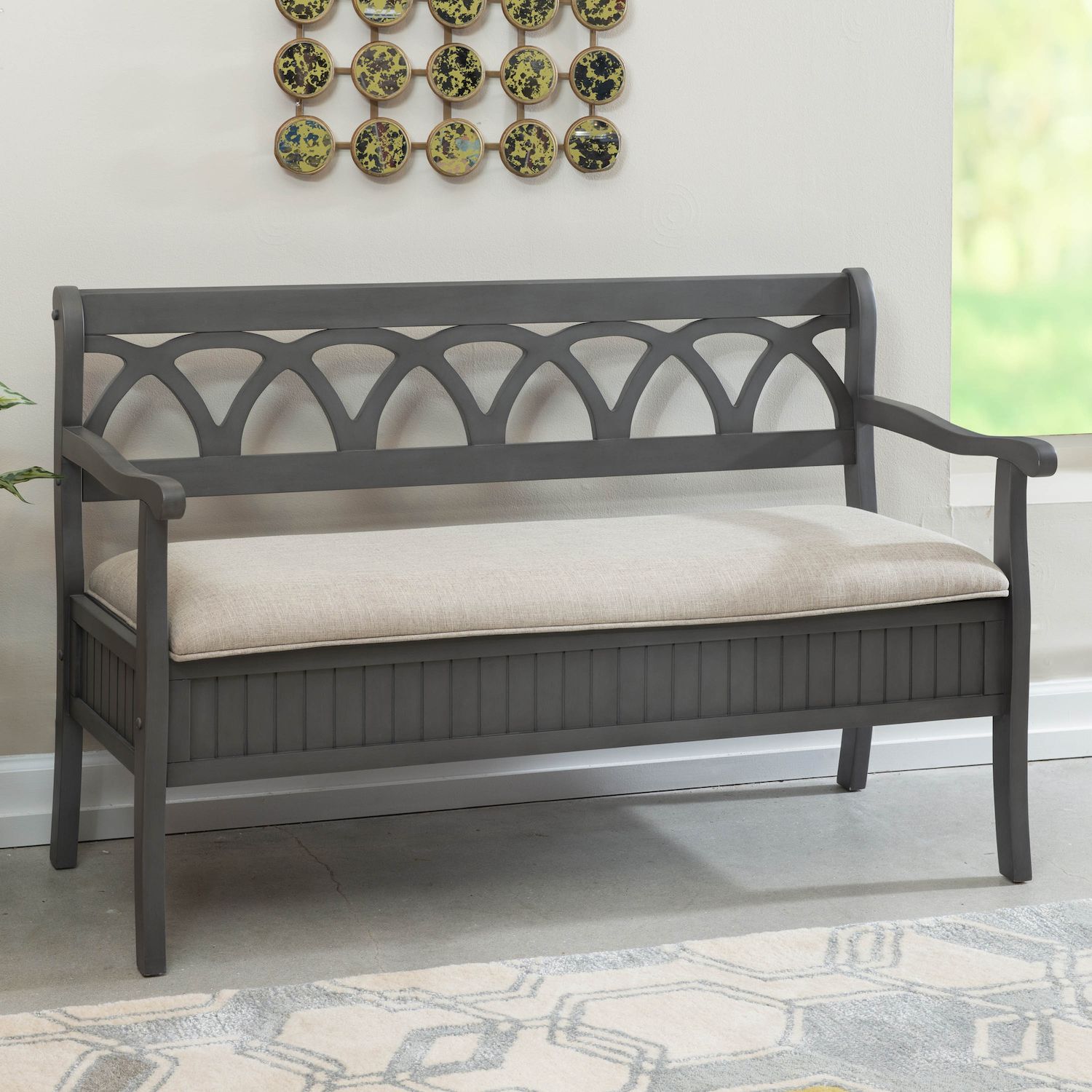 Linon Elliana Storage Bench   3353705 ALT