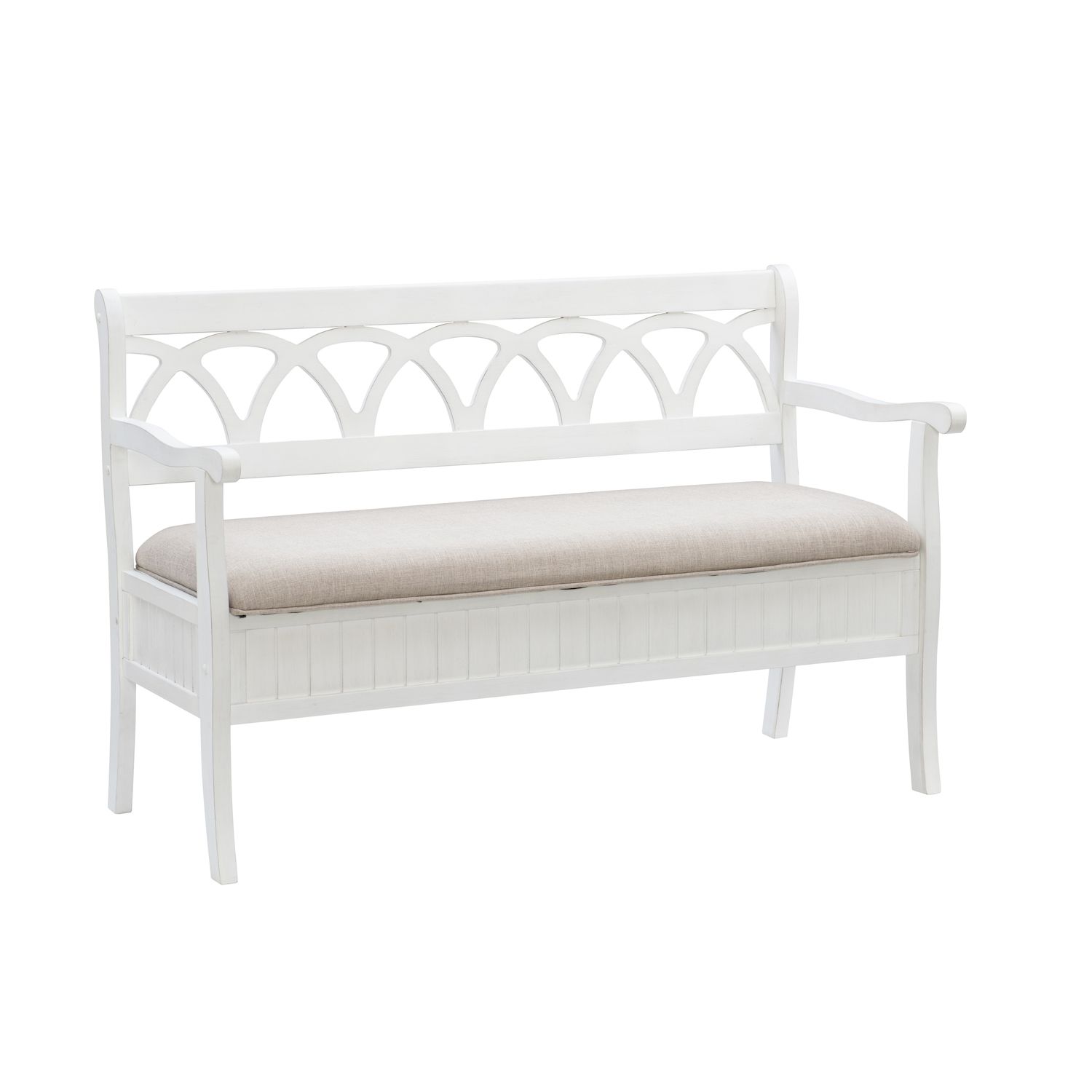 Linon Elliana Storage Bench   3353705 White