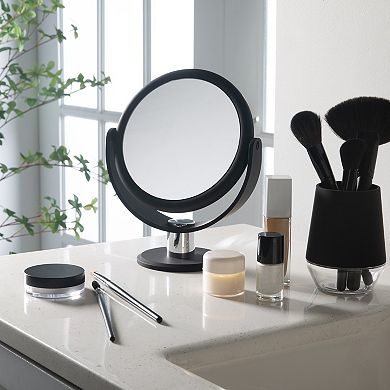 Bath Bliss Dual Sided Rubberized Vanity Mirror