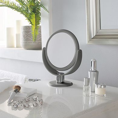 Bath Bliss Dual Sided Rubberized Vanity Mirror