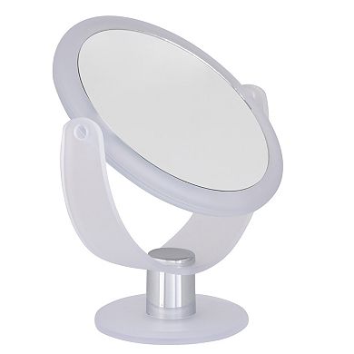 Bath Bliss Dual Sided Rubberized Vanity Mirror