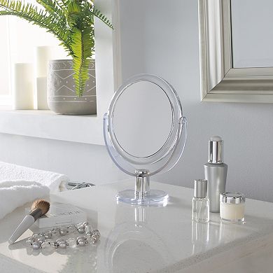 Bath Bliss Dual Sided Rubberized Vanity Mirror