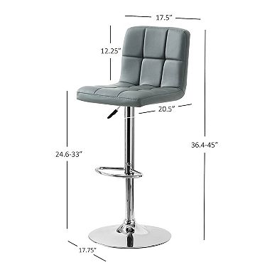 Linon Clayton Swivel Bar Stool