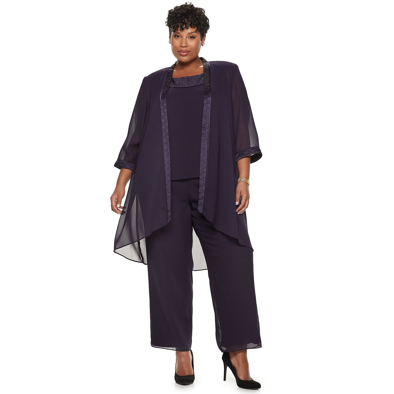 kohls plus size pant suits