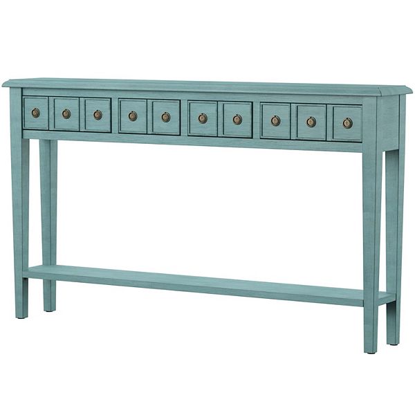 Powell Sadie Long Console Table, Long Console Table