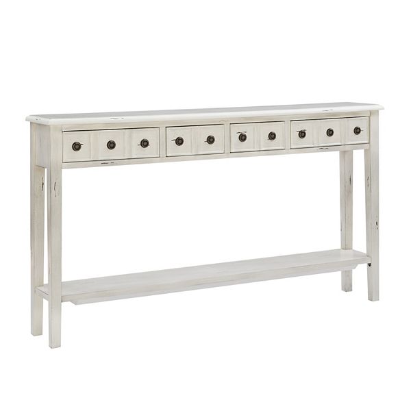 Powell Sadie Long Console Table, Powell Scroll Console Table