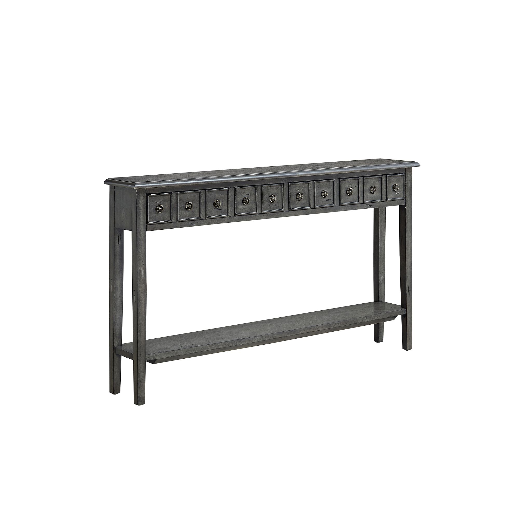 Linon Sadie Long Console Table, Gray