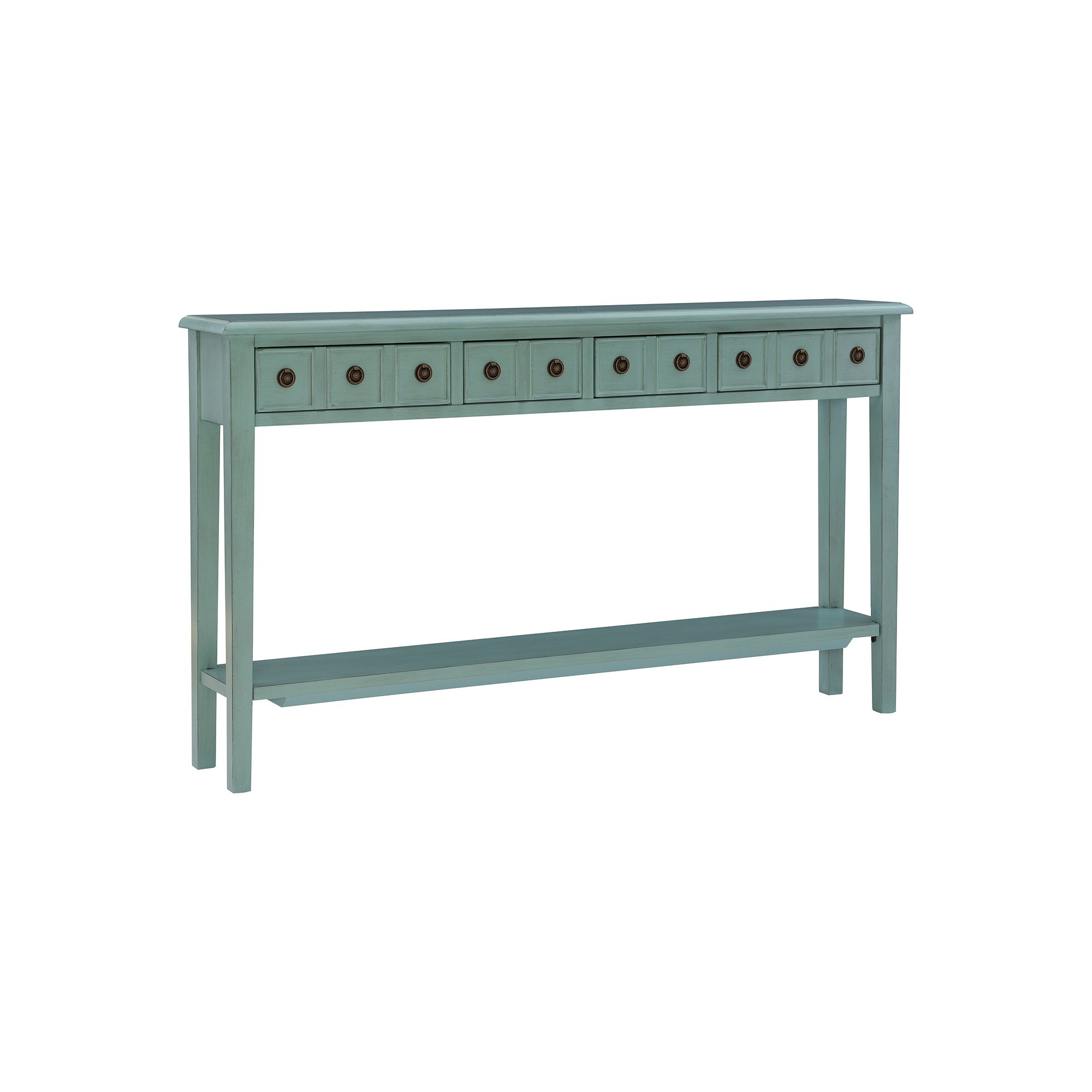 Linon Sadie Long Console Table, Blue
