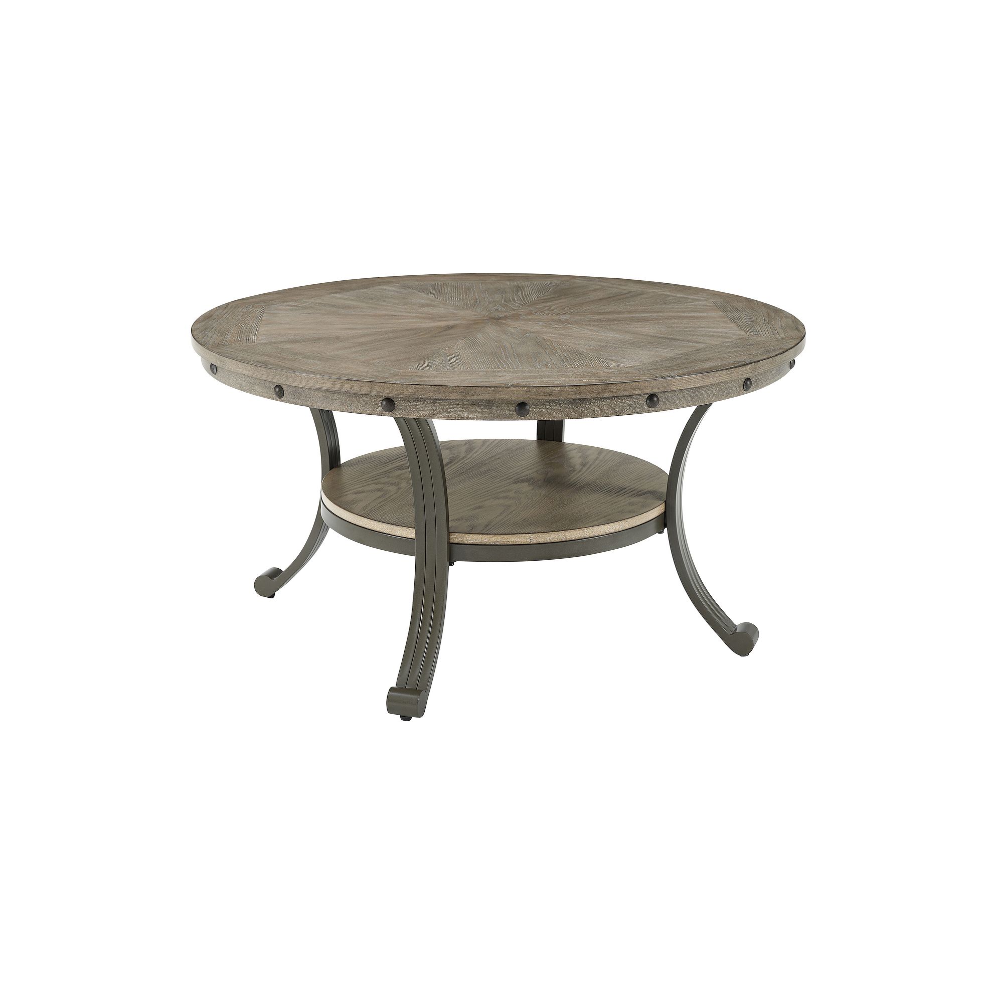 Linon Franklin Coffee Table, Silver