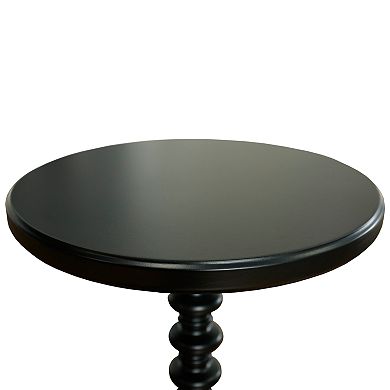 Linon Round Spindle Table Accent Furniture