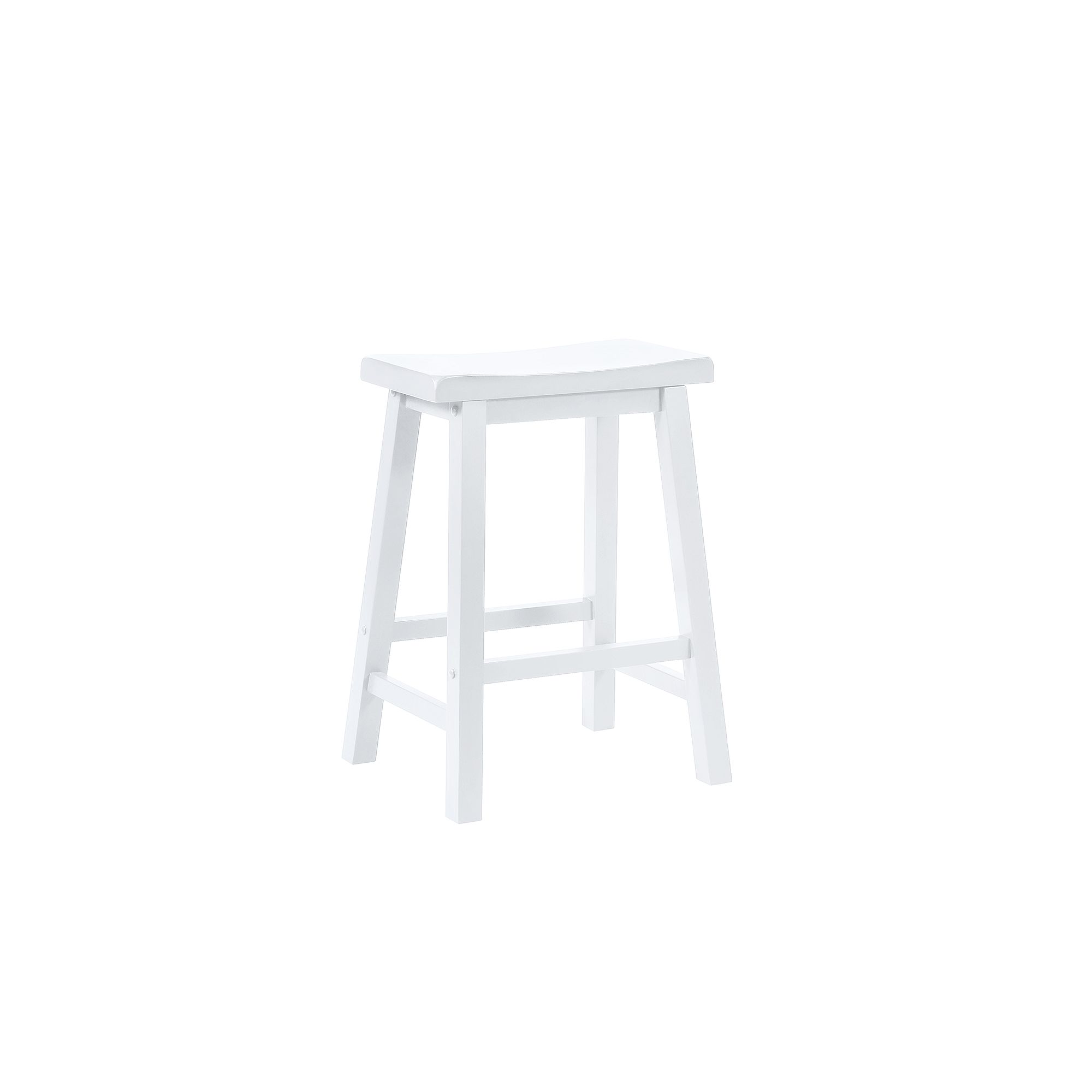 Linon Color Story Counter Stool, White
