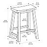 Linon Color Story Counter Stool
