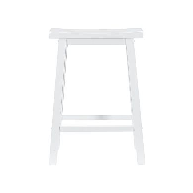 Linon Dale Saddle Bar Stool