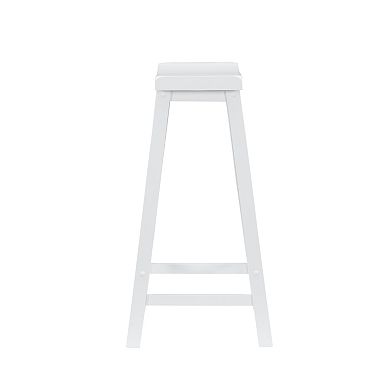 Linon Dale Saddle Bar Stool
