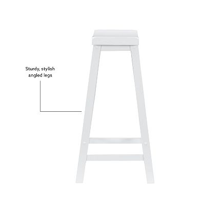 Linon Dale Saddle Bar Stool