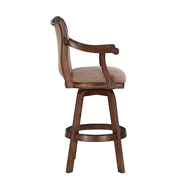 Linon Brandon Swivel Bar Stool