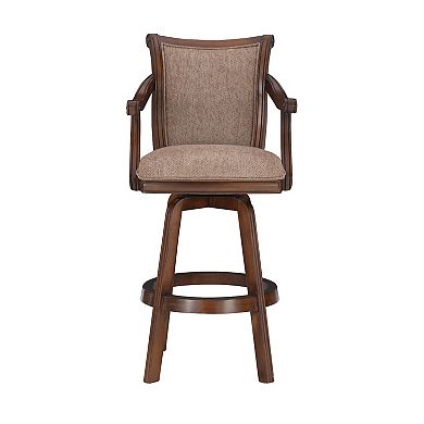 Linon Brandon Swivel Bar Stool