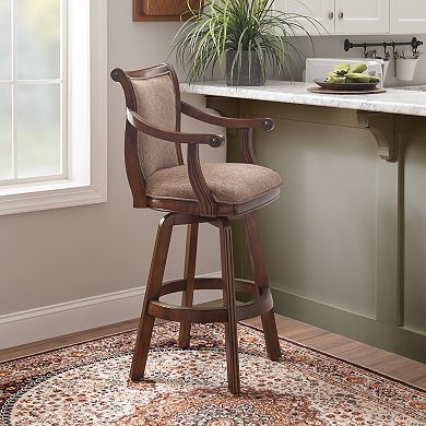 Linon Brandon Swivel Bar Stool