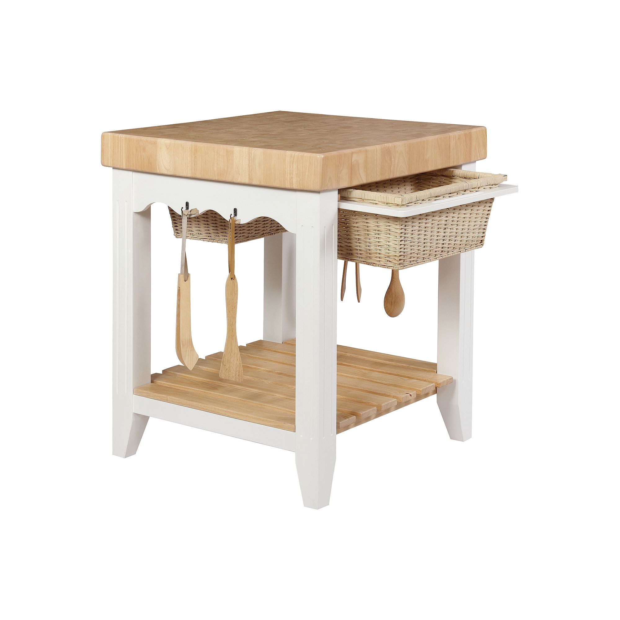 Linon White Kitchen Island