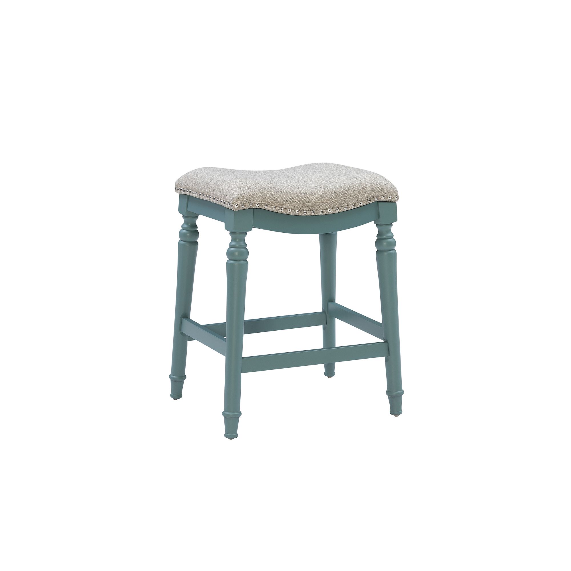 Linon Hayes 27-in. Counter Stool, Blue Gray