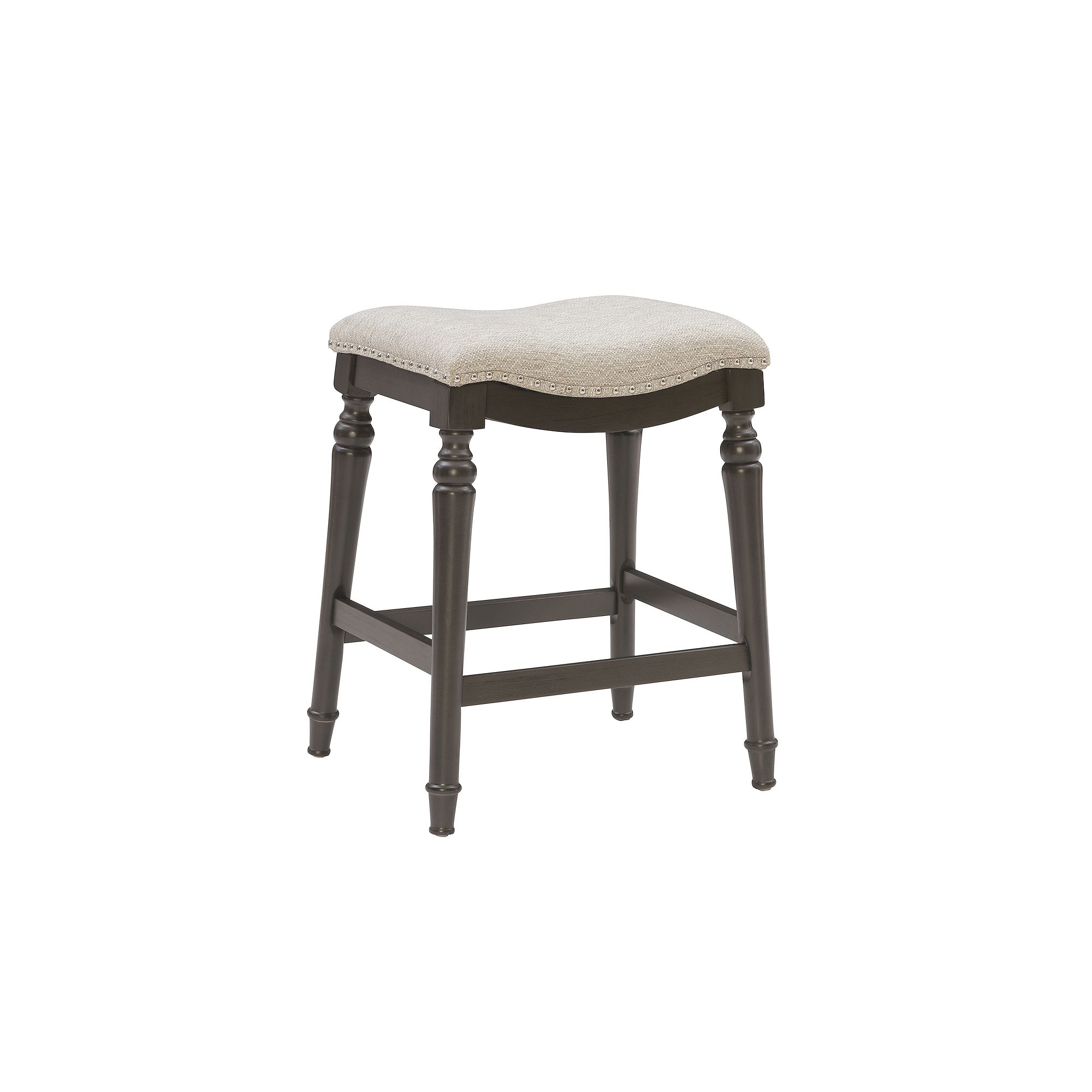 Linon Hayes 27-in. Counter Stool, Gray Gray