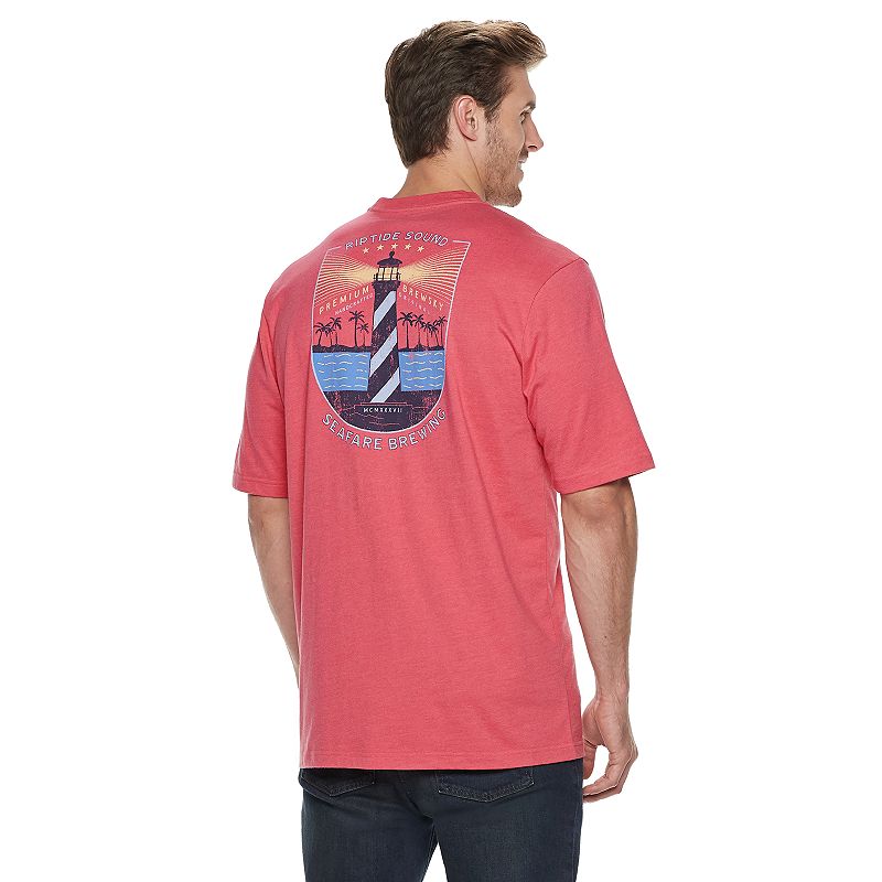 UPC 821126114354 product image for Big & Tall IZOD Tropical Graphic Tee, Men's, Size: L Tall, Pink | upcitemdb.com