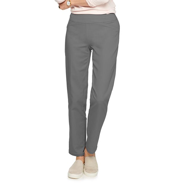 Pull-on Straight-leg Pants