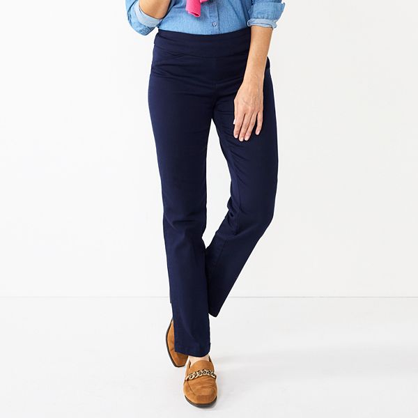 Ladies navy outlet blue pants