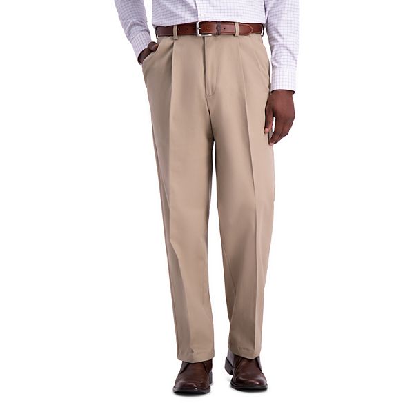 Men's Haggar® Work to Weekend® PRO Stretch Relaxed-Fit Pleated Casual Pants