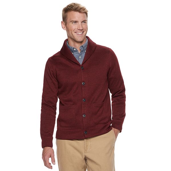 Men's Sonoma Goods For Life® Supersoft Sweater Fleece Shawl-Collar Cardigan