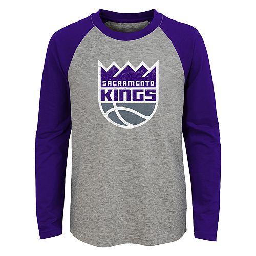 Nike Men's Sacramento Kings Purple Practice Long Sleeve T-Shirt, XL