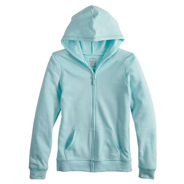 Girls 7-16 & Plus Size SO® Easy Zip Hoodie Sweatshirt