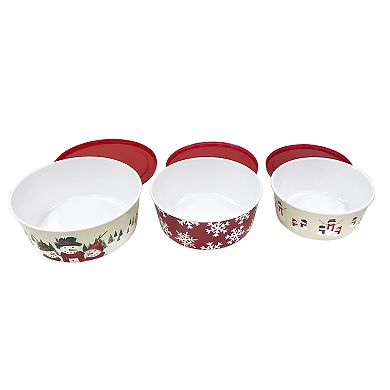 St. Nicholas Square® 3-piece Yuletide Stacking Container Set