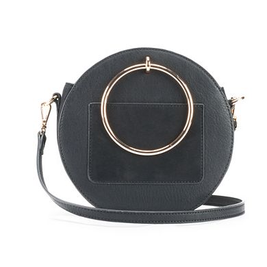 LC Lauren Conrad Aster O-Ring Circle Crossbody Bag