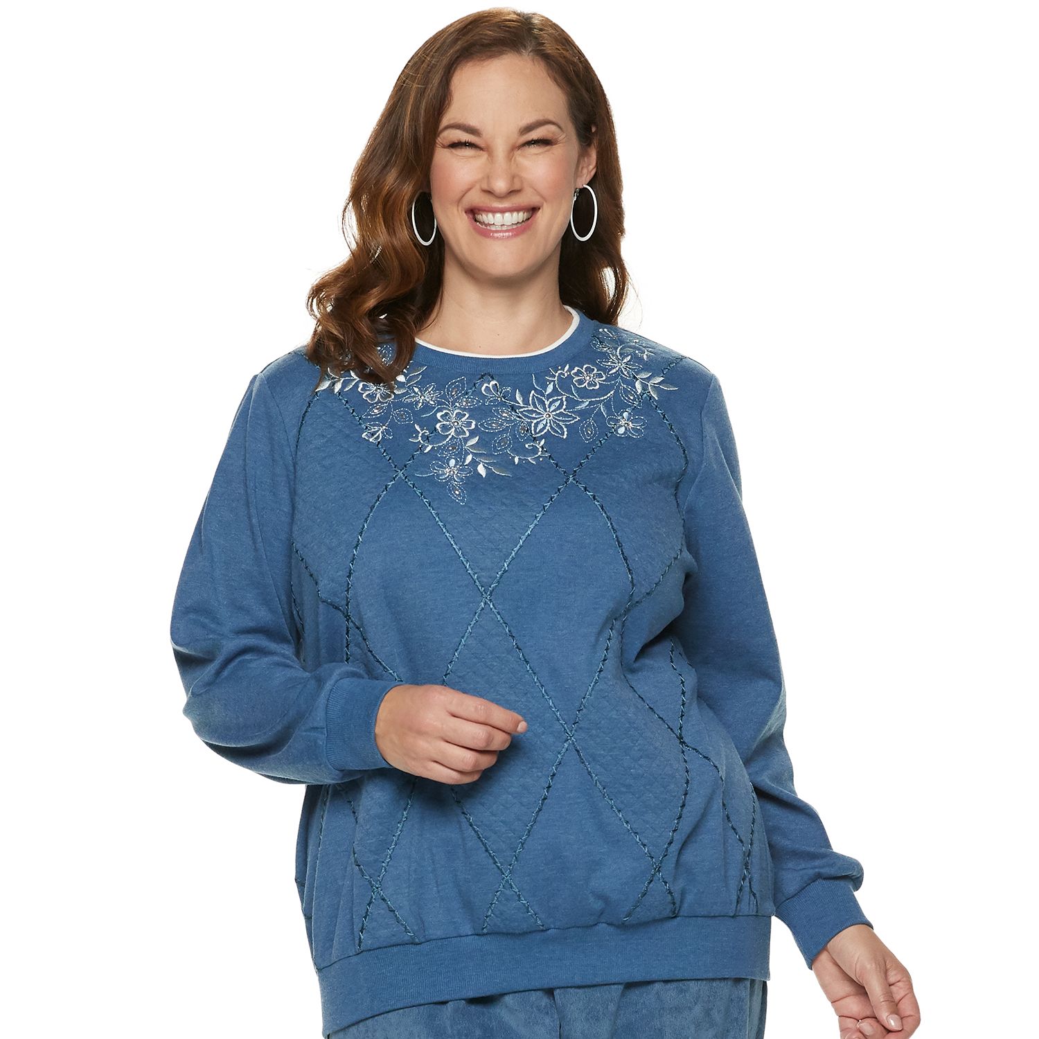 alfred dunner plus size sweatshirts