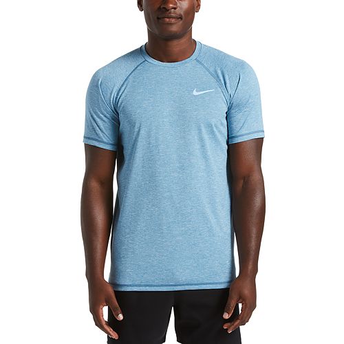 Men's Nike DriFit Heathered Hydroguard Swim Tee