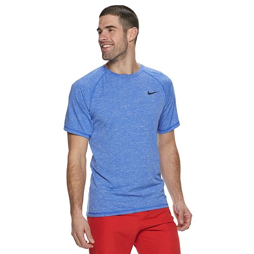 Men's Nike DriFit Heathered Hydroguard Swim Tee