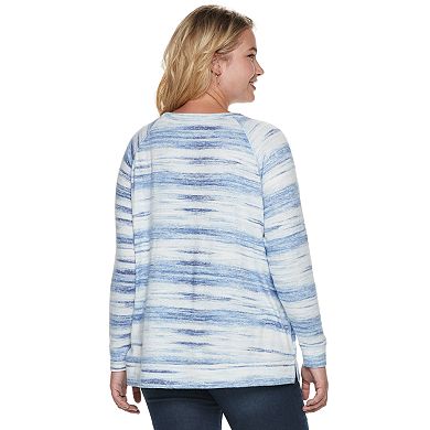 Plus Size Sonoma Goods For Life® Supersoft Scoopneck Top