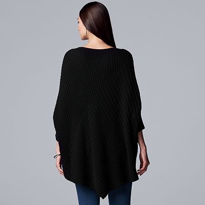 Kohls poncho sweater hotsell