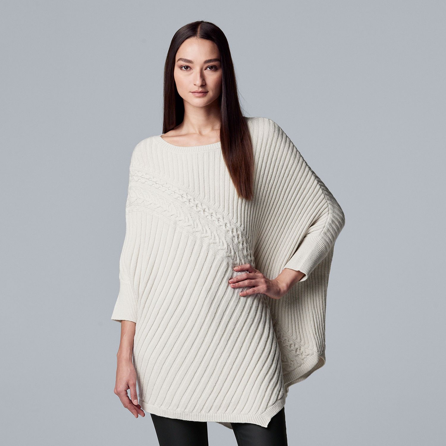kohls poncho sweater