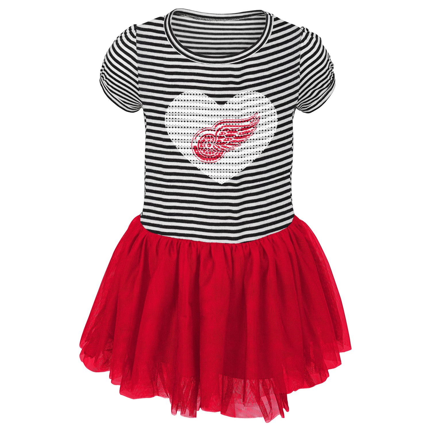 girls red wings shirt