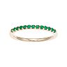 Boston Bay Diamonds 14k Gold Emerald Stack Ring