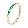 Boston Bay Diamonds 14k Gold Emerald Stack Ring
