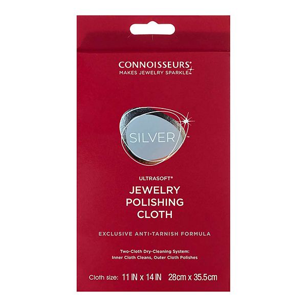 Treated Jewelry Polishing Cloth - 9x11 inch Anti Tarnish and Cleaning  Combined