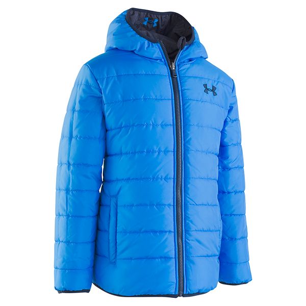 Boys 8 Under Armour Reversible Pronto Puffer Jacket