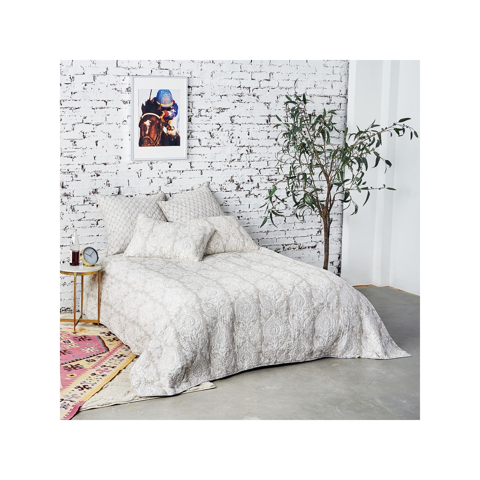 Carol & Frank Margot Quilt, Gray