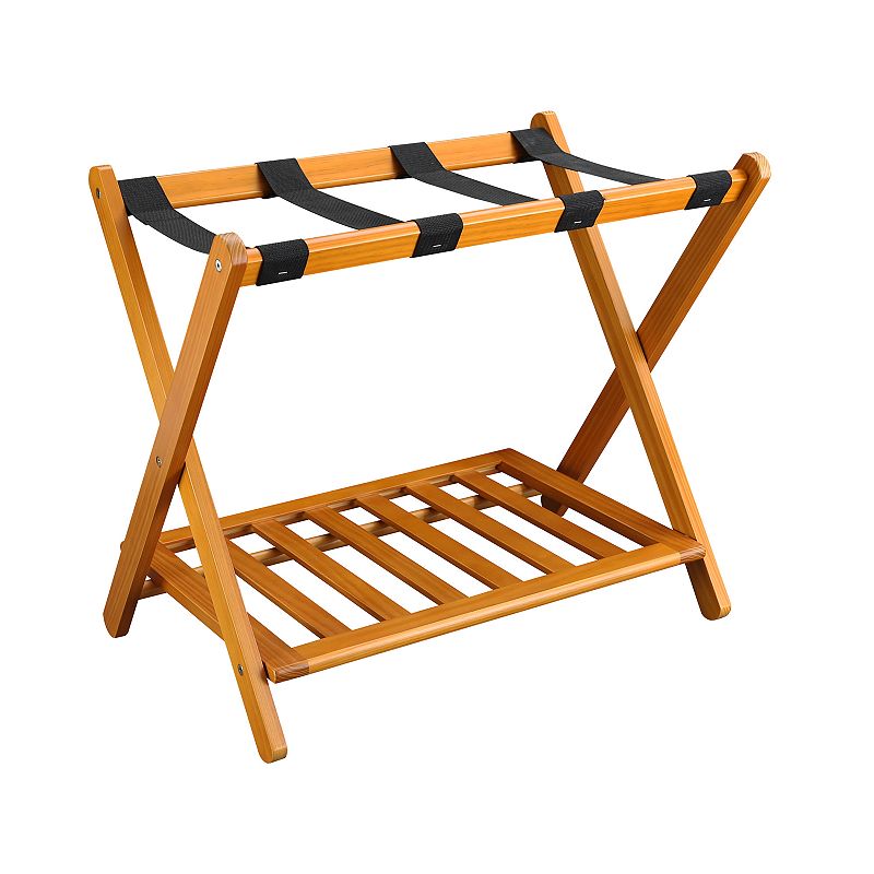 Casual Home Luggage Rack, Brown